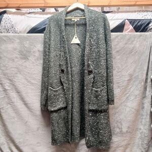 Mistic Prysm Long Cardigan Large NWT